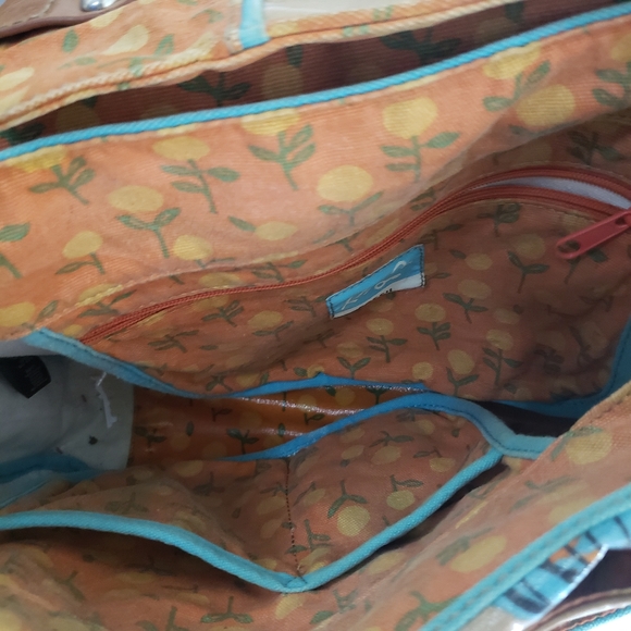 Fossil Key-Per Coated Canvas Messenger Bag - Picture 4 of 6